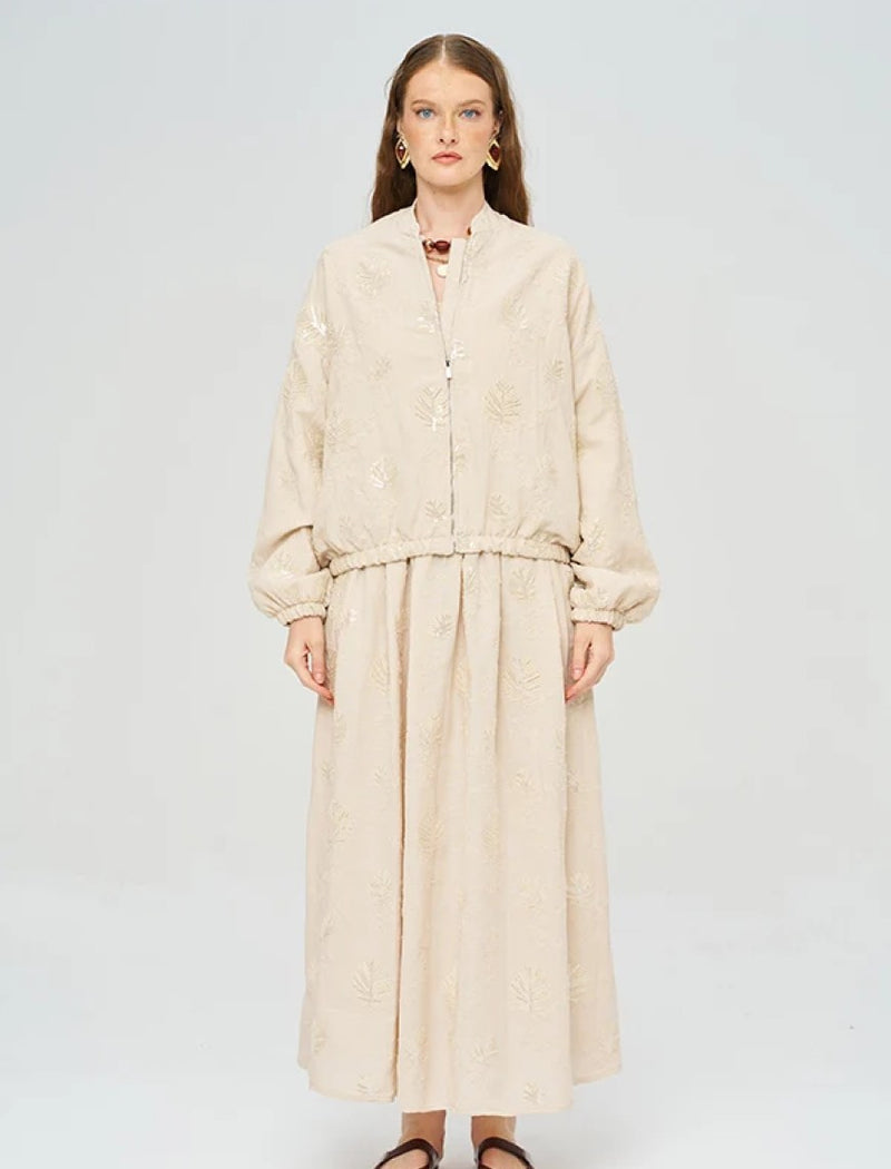 Stylish Modern Summer Women's Jacket - Skin