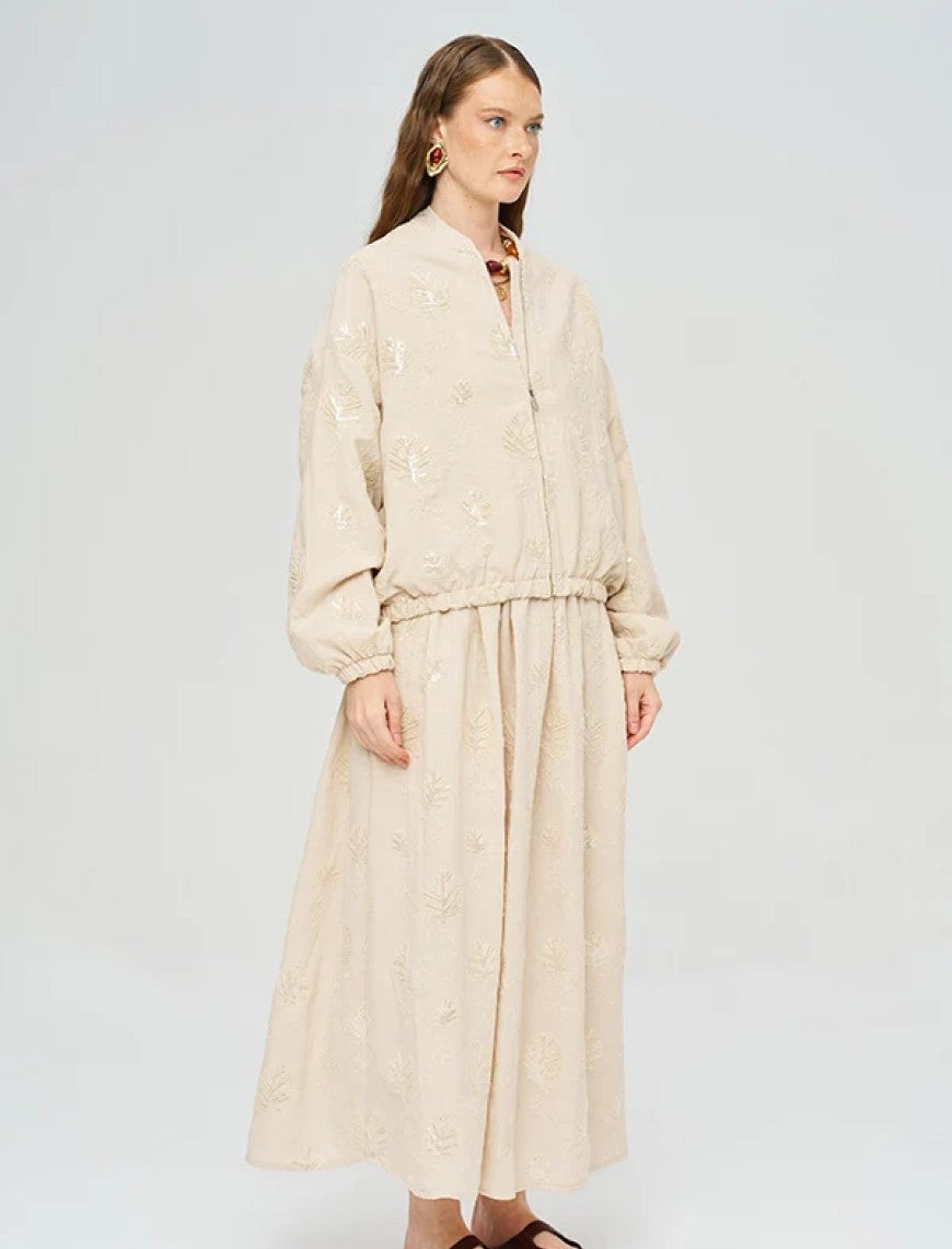 Stylish Modern Summer Women's Jacket - Skin