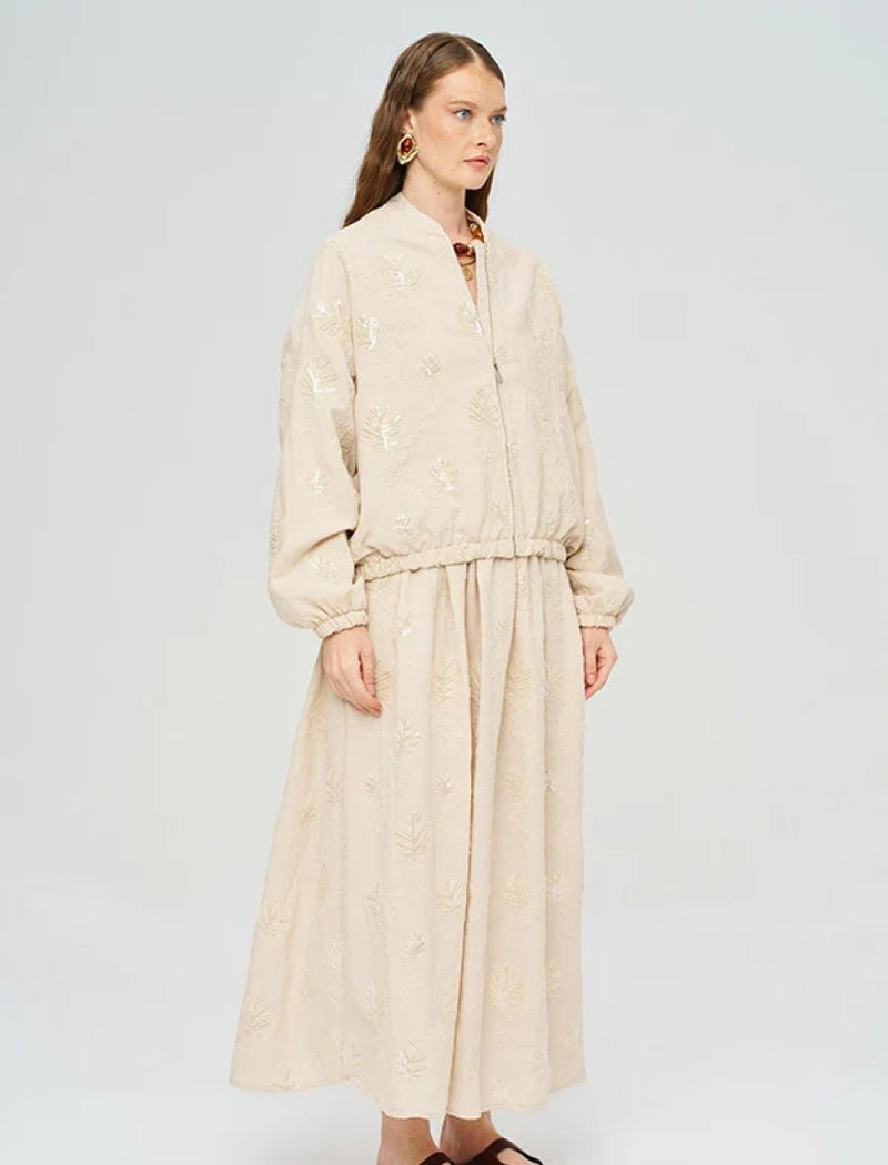 Stylish Modern Summer Women's Jacket - Skin