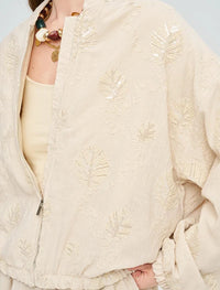 Stylish Modern Summer Women's Jacket - Skin