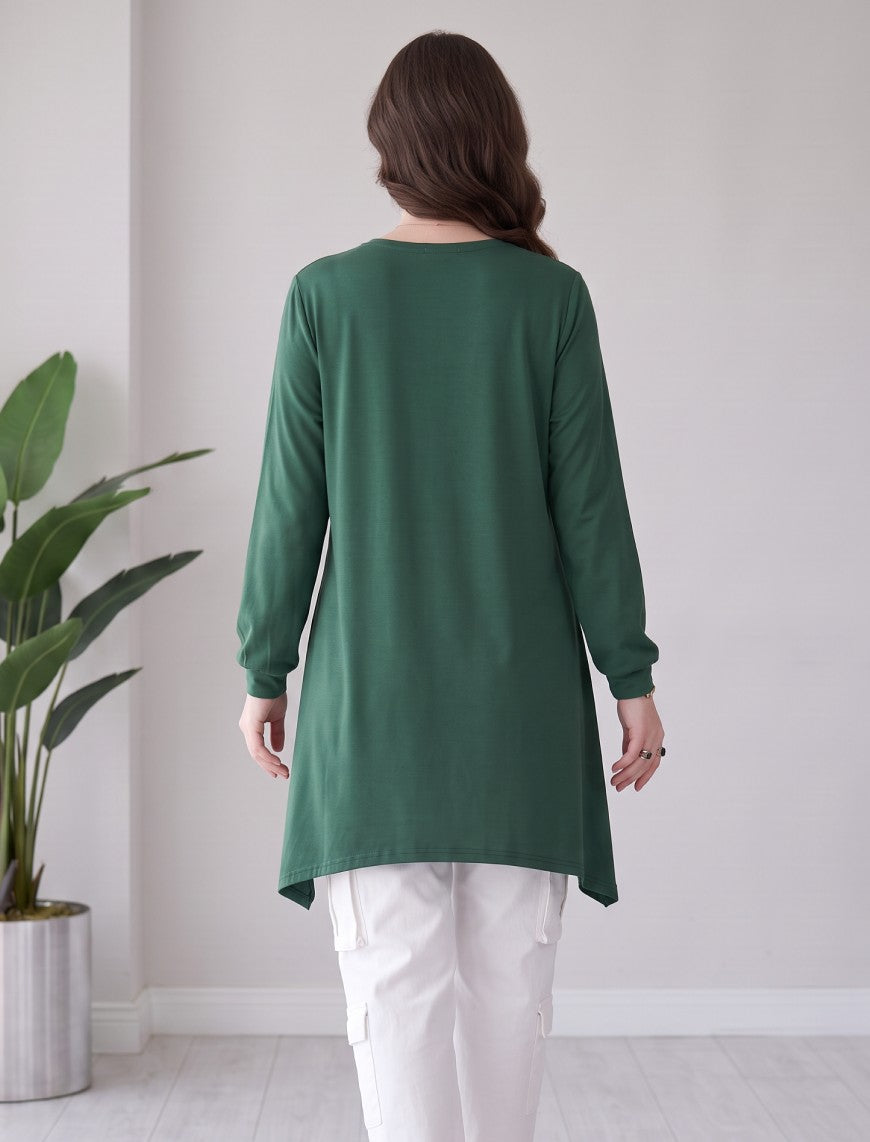 Round Neck T-Shirt - Green