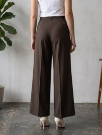 Tropical Woven Pant - Brown