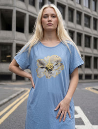 Round Neck T-Shirt - Sky