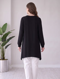 Round Neck T-Shirt - Black