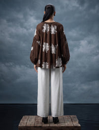 Co-Ords Set - Brown & White