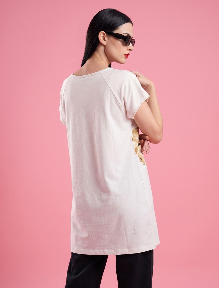 Round Neck T-Shirt - White