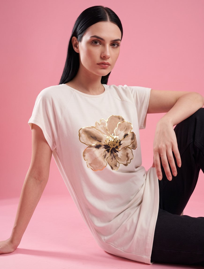 Round Neck T-Shirt - White