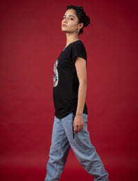 Round Neck T-Shirt - Black