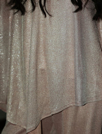 Moonlight Draped Co-ord Set - Powder pink