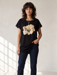Round Neck T-Shirt - Black