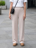 Cotton Blended Jersey Trouser - Skin