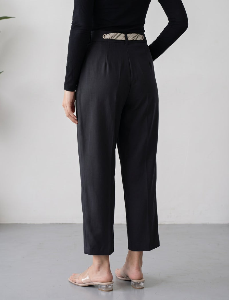 Tropical Woven Pant - Black
