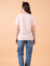 Round Neck T-Shirt - Pink