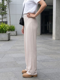 Cotton Blended Jersey Trouser - Skin