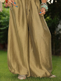 Linen Trouser - Green