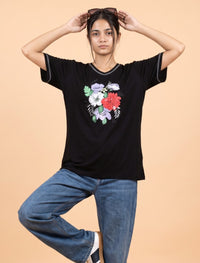 Round Neck T-Shirt - Black