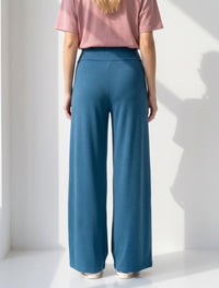 Cotton Blended Jersey Trouser - Zink