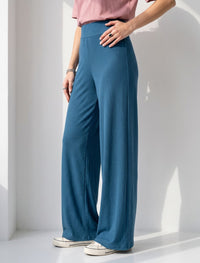 Cotton Blended Jersey Trouser - Zink