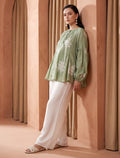 Co-Ords Set - Green & White