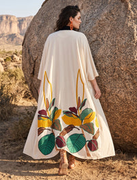 Silk Jacquard Women's Shrug - Skin