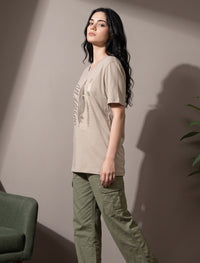 Round Neck T-Shirt - Skin