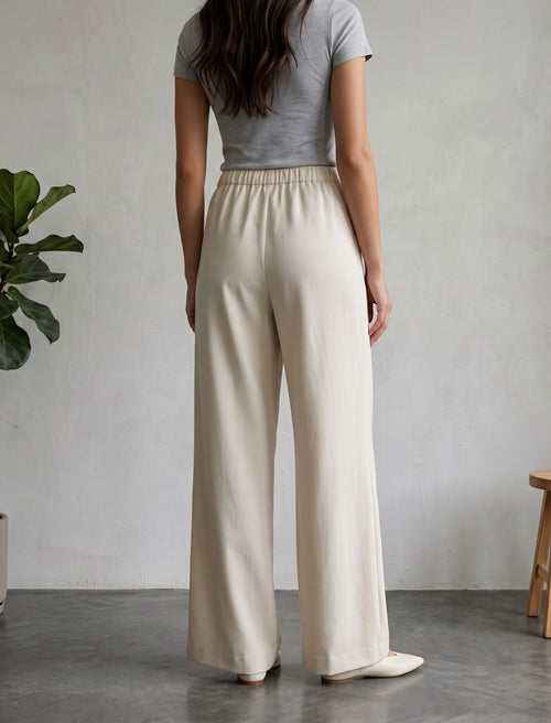 Linen Trouser - Skin