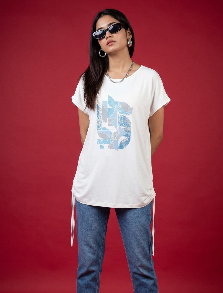 Round Neck T-Shirt - White