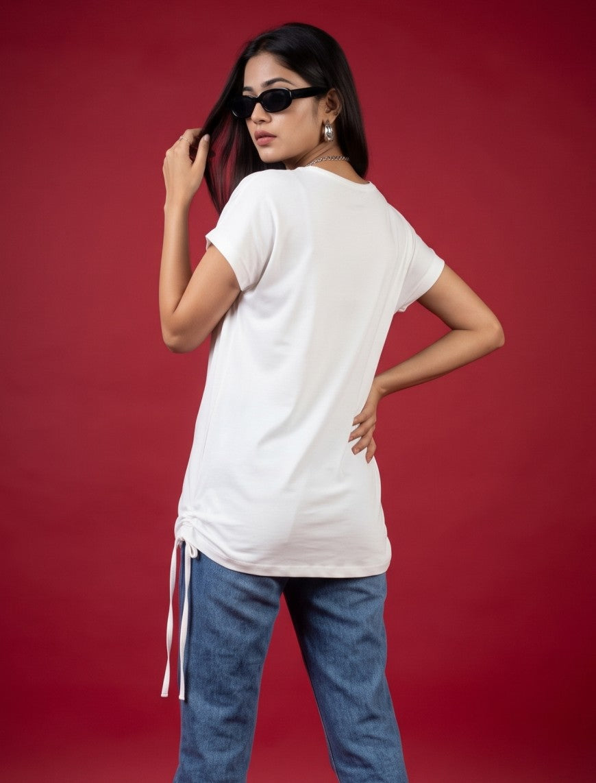 Round Neck T-Shirt - White