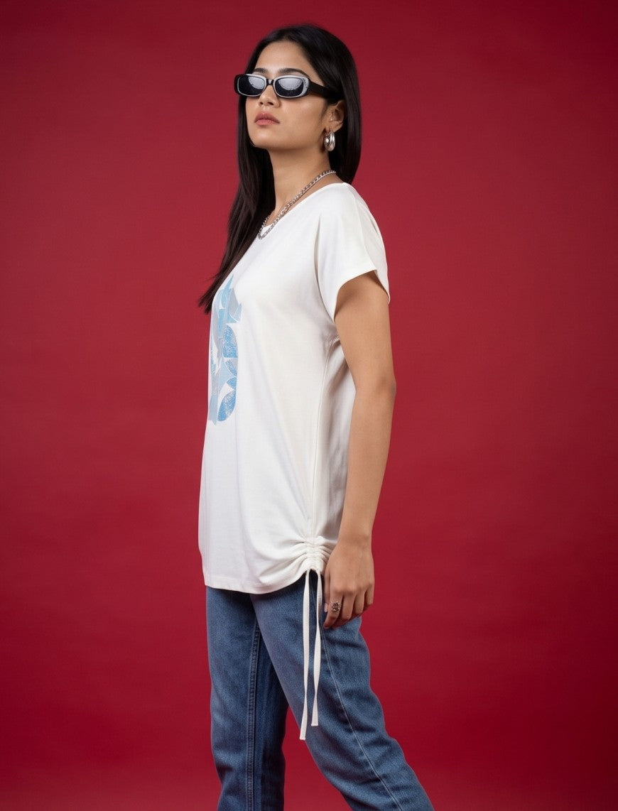 Round Neck T-Shirt - White