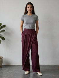 Silk Pant - Purple