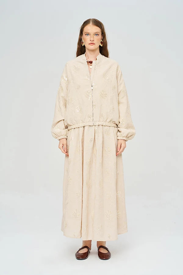 Stylish Modern Summer Women's Jacket - Skin