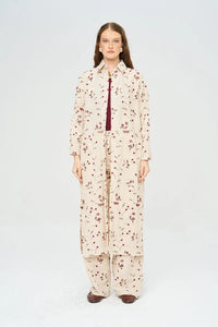 Bohemian Style Maxi Dress with Floral Embroidery and Sequins - Skin
