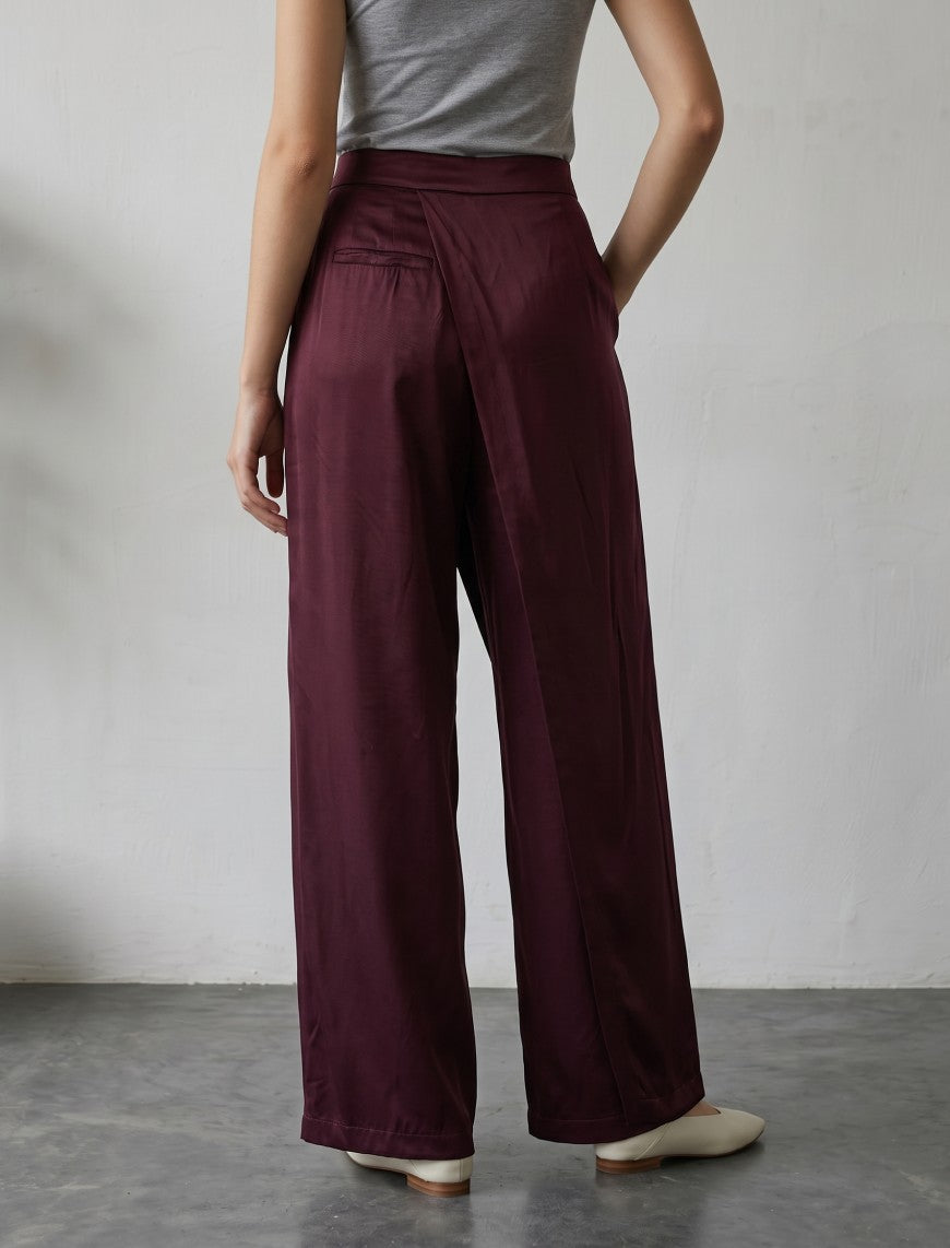 Silk Pant - Purple