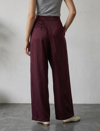 Silk Pant - Purple