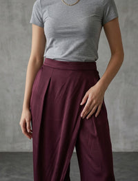 Silk Pant - Purple