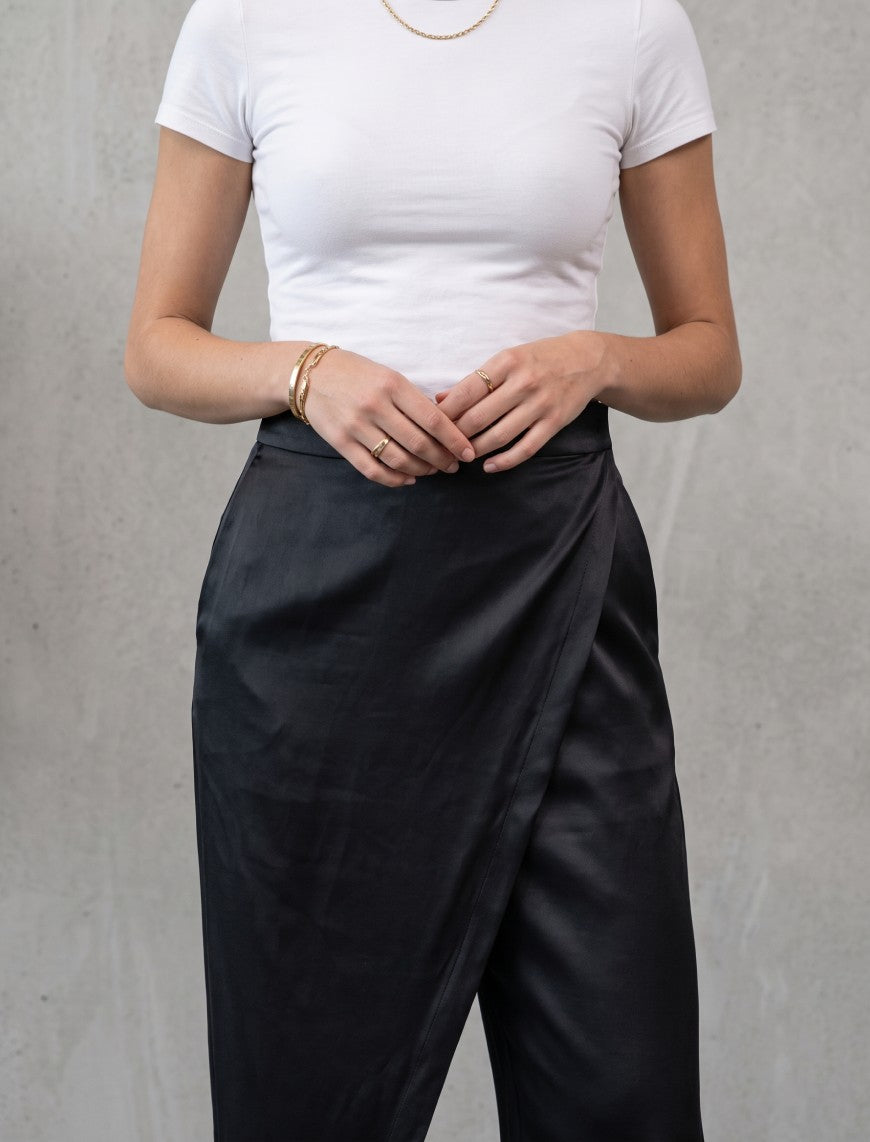 Silk Pant - Black