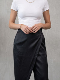 Silk Pant - Black