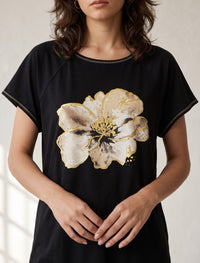 Round Neck T-Shirt - Black