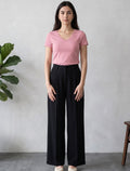 Tropical Woven Pant - Black