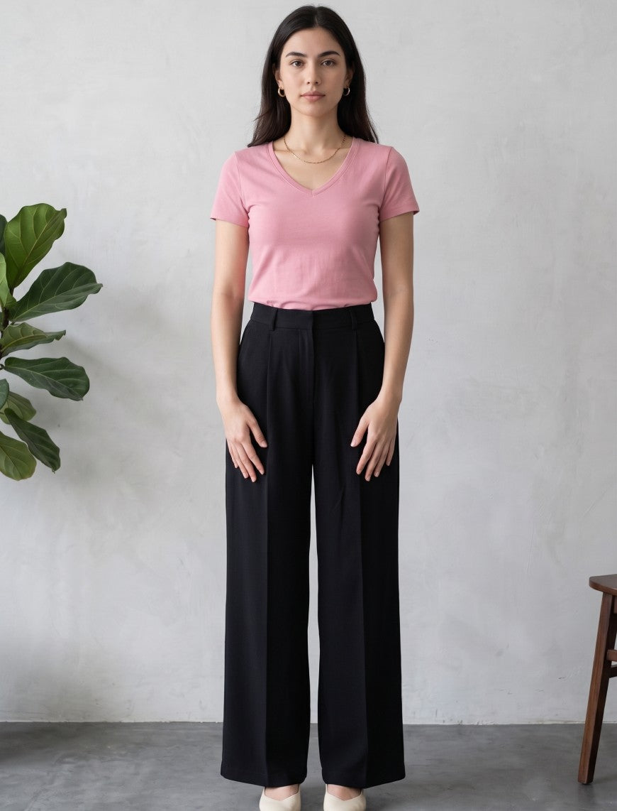 Tropical Woven Pant - Black