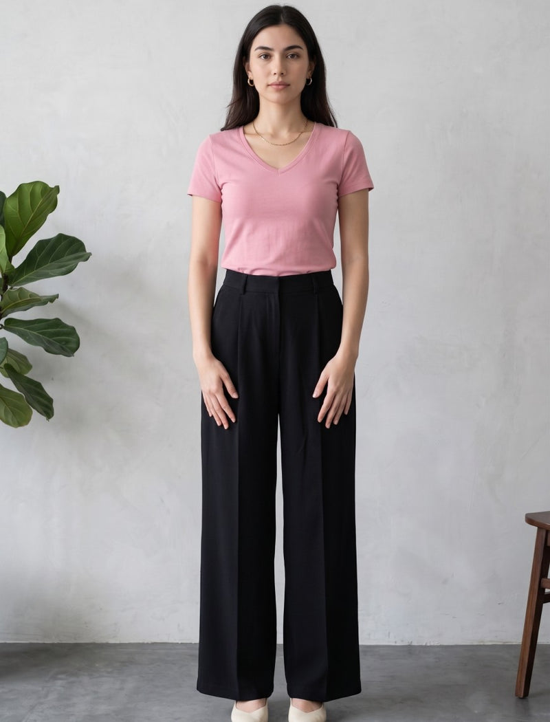 Tropical Woven Pant - Black