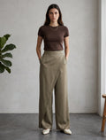 Silk Pant - Green
