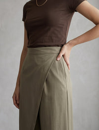 Silk Pant - Green