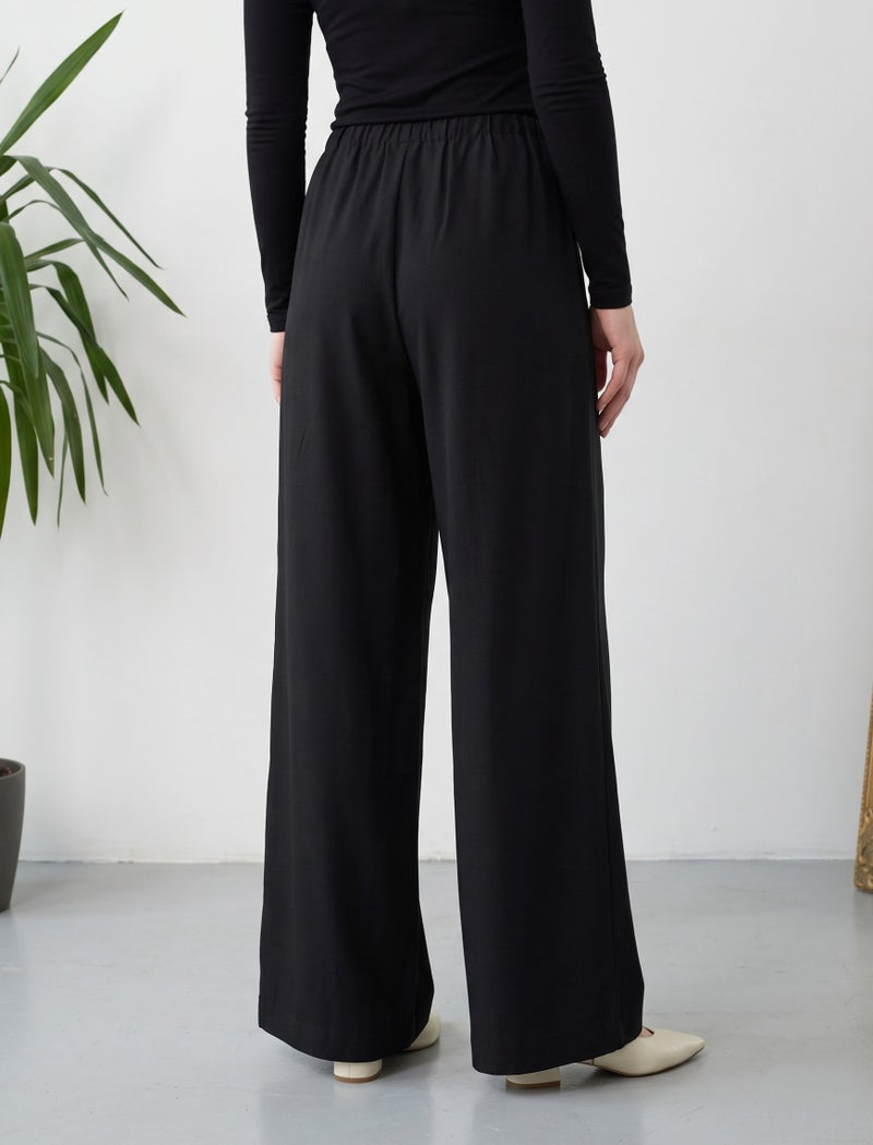Linen Trouser - Black