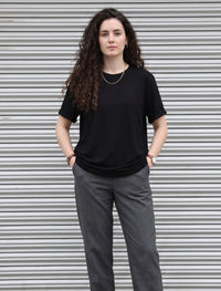 Round Neck T-Shirt - Black