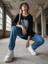 Round Neck T-Shirt - Black