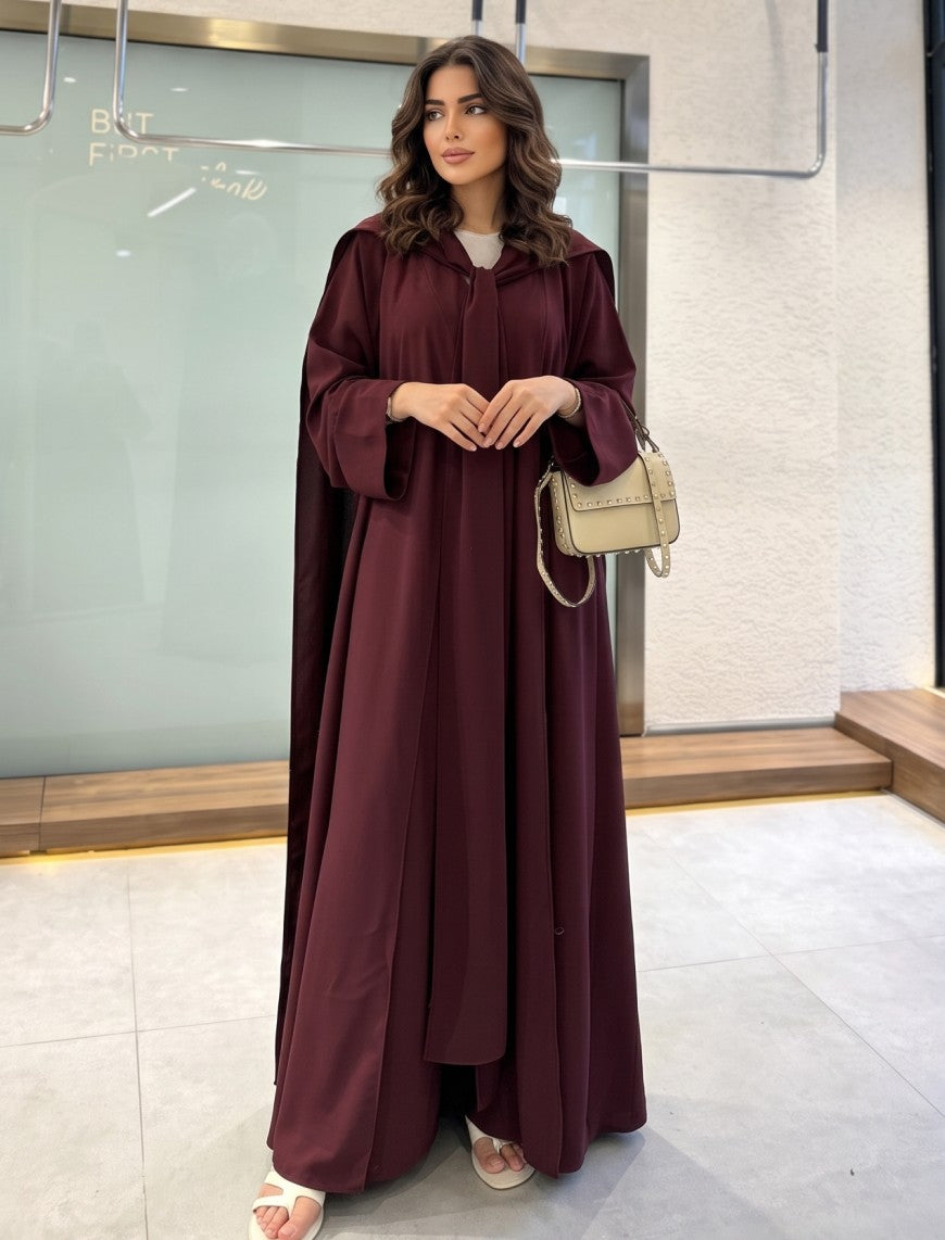 Gown Set - Maroon