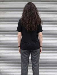 Round Neck T-Shirt - Black