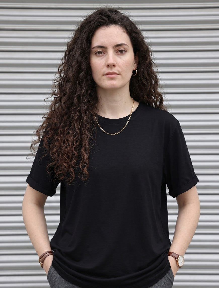 Round Neck T-Shirt - Black