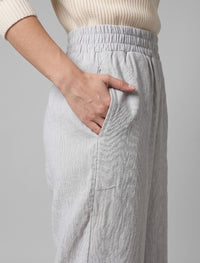 Cotton Linen Trouser - Slate